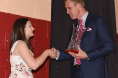 aisling receiving award